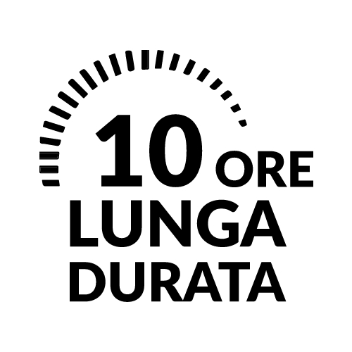 Lunga durata fino a 10 ore